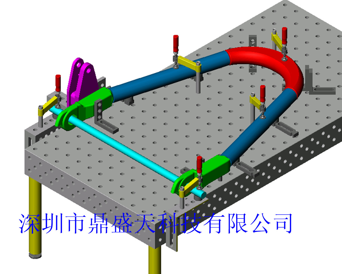 各种异型管道焊接都能轻松驾驭的三维柔性焊接工装